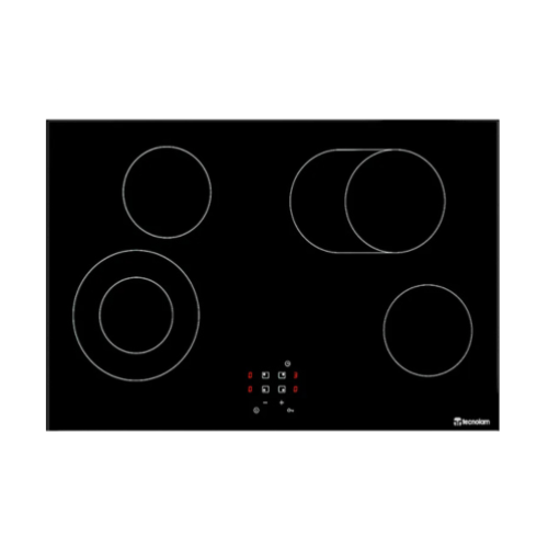 Tope de cocina 4h 77cm electrico vitro M:VITROTOUCH70.N Tecnolam